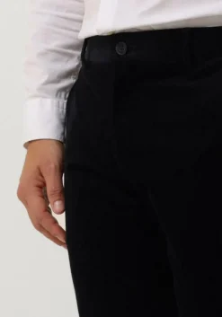 donkerblauwe selected homme pantalon slim-oakland cord trs