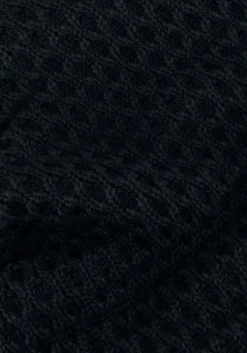 donkerblauwe selected homme coltrui remy ls knit all stu roll neck w camp