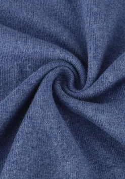 donkerblauwe selected homme polo slhberg ss knit polo noos