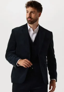 donkerblauwe selected homme colberts slhreg-duca corduroy blz