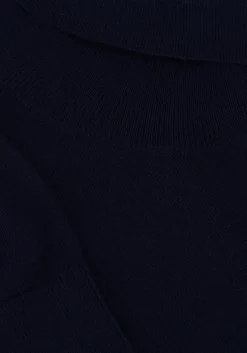 donkerblauwe selected homme coltrui slhtray ls knit merino roll neck