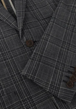 donkerblauwe selected homme colberts slhslim-knox check blz b