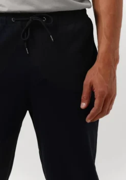 donkerblauwe selected homme joggingbroek slimtapered-selby sweat flex pant b