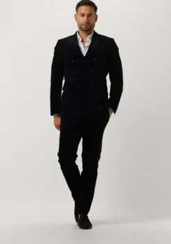 donkerblauwe selected homme colberts slim-oakland db cord blz
