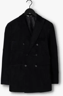 donkerblauwe selected homme colberts slim-oakland db cord blz