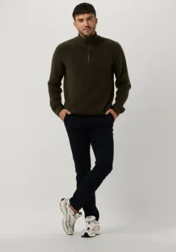 donkerblauwe selected homme chino slh175-slim new miles flex pant noos