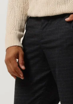donkerblauwe selected homme pantalon slimtape-marlow mix pant