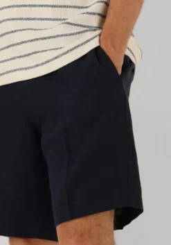 donkerblauwe selected homme korte broek slhregular-leroy sun shorts