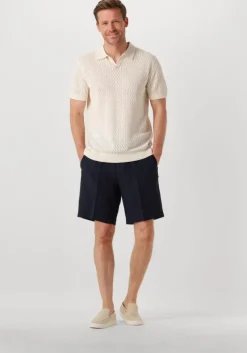 donkerblauwe selected homme korte broek slhregular-leroy sun shorts