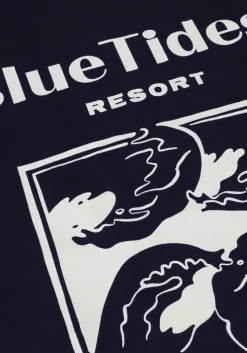 donkerblauwe shiwi t-shirt men liam regular t-shirt blue tides