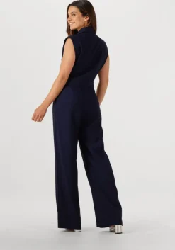 donkerblauwe suncoo jumpsuit tori
