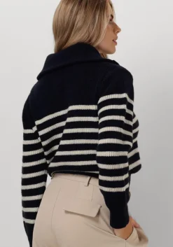 donkerblauwe suncoo trui patski