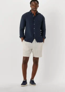 donkerblauwe the goodpeople casual overhemd soho