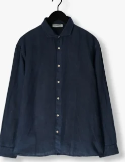 donkerblauwe the goodpeople casual overhemd soho