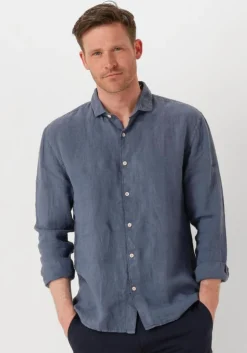 donkerblauwe the goodpeople casual overhemd soho