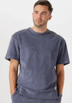 donkerblauwe the goodpeople t-shirt towel