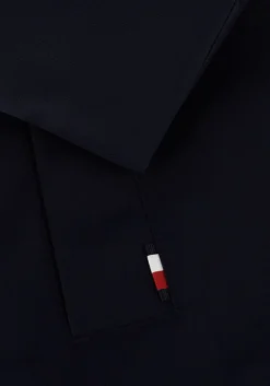 donkerblauwe tommy hilfiger parka's tech padded parka