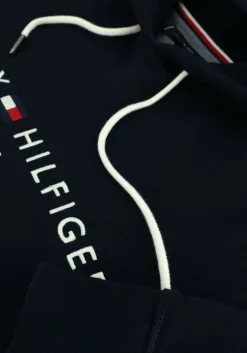 donkerblauwe tommy hilfiger sweater tommy logo hoody
