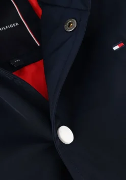 donkerblauwe tommy hilfiger jack hooded grapic bomber