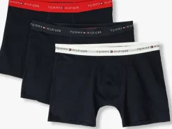 donkerblauwe tommy hilfiger boxershorts 3p boxer brief wb
