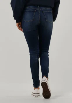 donkerblauwe tommy hilfiger skinny jeans heritage como skinny rw