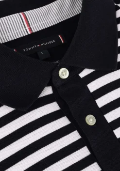 donkerblauwe tommy hilfiger polo 1985 regular polo