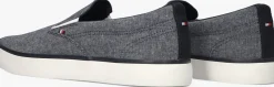 donkerblauwe tommy hilfiger loafers th hi vulc low slip on ch