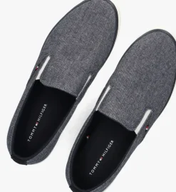 donkerblauwe tommy hilfiger loafers th hi vulc low slip on ch