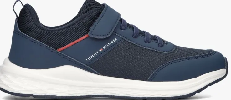 donkerblauwe tommy hilfiger lage sneakers 34115