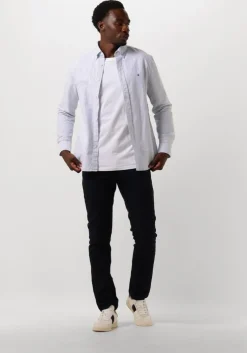 donkerblauwe tommy hilfiger chino chino bleecker structure gmd