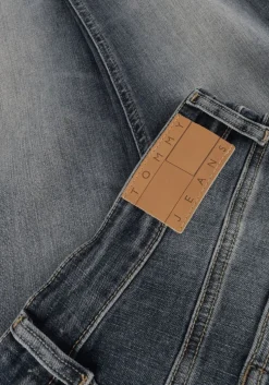 donkerblauwe tommy jeans slim fit jeans austin slim tprd dh1