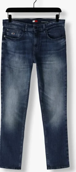 donkerblauwe tommy jeans slim fit jeans scanton slim ai1262