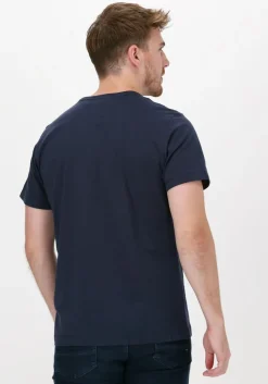 donkerblauwe tommy jeans t-shirt tjm classic jersey c neck