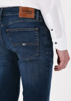 donkerblauwe tommy jeans slim fit jeans scanton slim asdbs