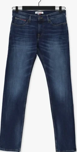 donkerblauwe tommy jeans slim fit jeans scanton slim asdbs