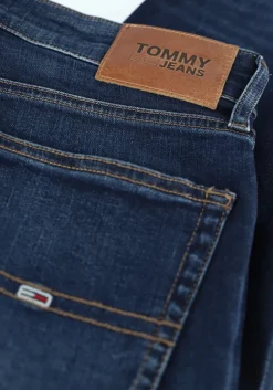 donkerblauwe tommy jeans slim fit jeans scanton slim asdbs
