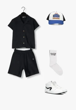 donkerblauwe tumble 'n dry casual overhemd cagnard