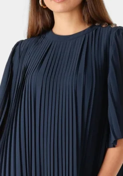 donkerblauwe twinset milano mini jurk 251tp2051