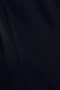 donkerblauwe vanilia midi jurk punto dress