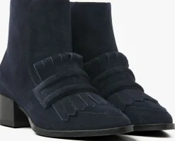 donkerblauwe via vai enkelboots rose hannah