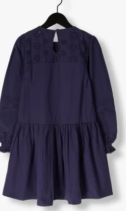 donkerblauwe vingino mini jurk parola