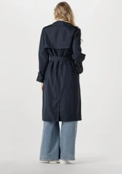 donkerblauwe withblack trenchcoats wblnoise trench coat