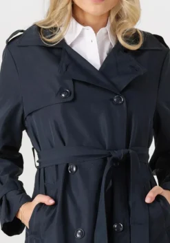 donkerblauwe withblack trenchcoats wblnoise trench coat