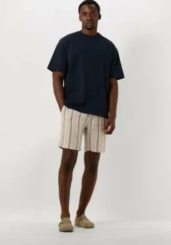 donkerblauwe woodbird t-shirt wbbaine base tee