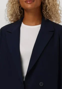 donkerblauwe y.a.s. blazer yasdakota ls short blazer