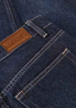 donkerblauwe y.a.s. straight leg jeans yasmaria hmw jeans s.