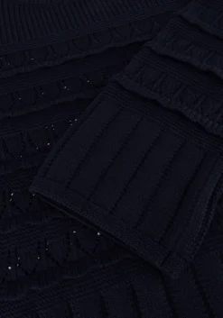 donkerblauwe y.a.s. trui yastimu ls knit pullover
