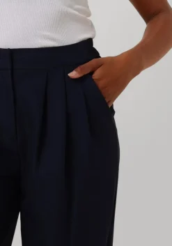 donkerblauwe y.a.s. wijde broek yasdakota hw pant