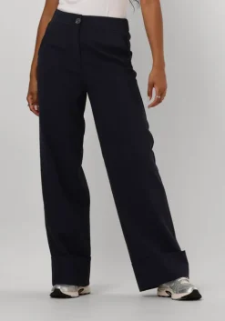 donkerblauwe y.a.s. wijde broek yaspila hmw pant