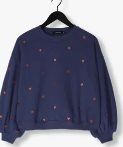 donkerblauwe ydence trui sweater hearts